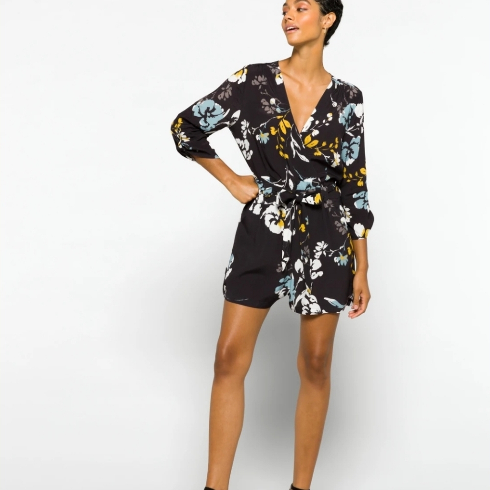 Liz Tie Waist Romper